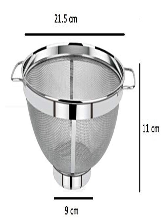 Marwall Stainless Steel Multi Purpose Colander Fruit Basket (21.5 cm) No.08 - Image 2